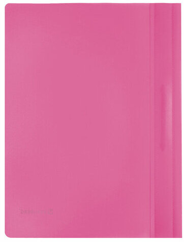 Скоросшиватель пластиковый BRAUBERG, А4, 130/180 мкм, розовый, 228672