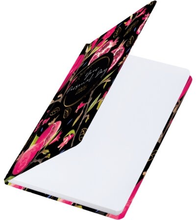 Ежедневник датированный 2026 с резинкой 145х203 мм, А5, BRAUBERG, твердый, фольга, "Гранаты", 117333