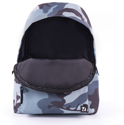 Рюкзак BRAUBERG, универсальный, сити-формат, Серый камуфляж, 20 литров, 41х32х14 см, 228857