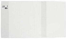 Обложка ПВХ для школьных журналов/учебников А4, ПИФАГОР, универсальная, 120 мкм, 305х560 мм, штрих-код, 229339