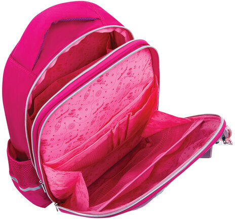 Ранец ЮНЛАНДИЯ LIGHT, 2 отделения, "Neon unicorn", 3D панель, 38х29х16 см, 229916