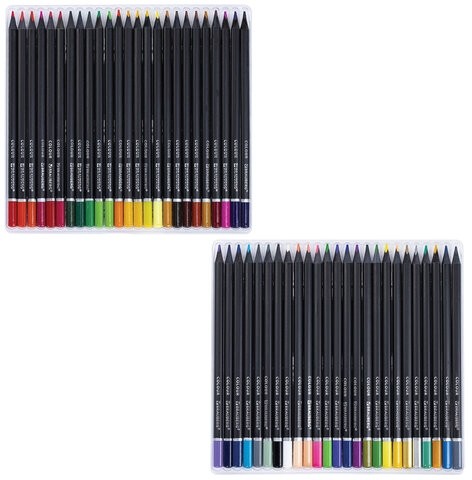 Карандаши цветные чёрное дерево BRAUBERG BLACK WOOD, 50 цветов, мягкий грифель 3 мм, 182043