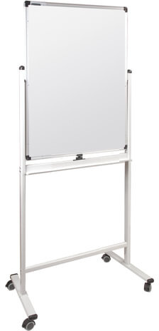 Доска магнитно-маркерная НА СТЕНДЕ 60х90 см, 2-сторонняя, ГАРАНТИЯ 10 ЛЕТ, BRAUBERG Premium, 236850