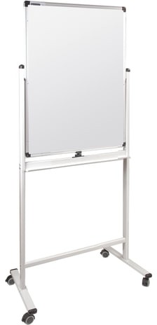 Доска магнитно-маркерная НА СТЕНДЕ 60х90 см, 2-сторонняя, ГАРАНТИЯ 10 ЛЕТ, BRAUBERG Premium, 236850