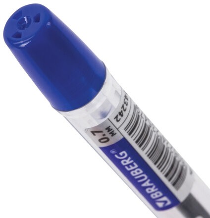 Ручка шариковая масляная с грипом BRAUBERG "Model-XL" ORIGINAL, СИНЯЯ, узел 0,7 мм, линия письма 0,35 мм, 143242