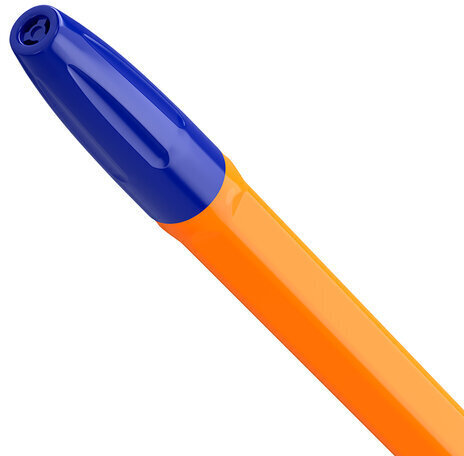 Ручка шариковая BRAUBERG "ULTRA ORANGE", СИНЯЯ, узел 0,7 мм, чернила ГЕРМАНИЯ, наконечник ШВЕЙЦАРИЯ, 143562