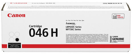 Картридж лазерный CANON (046H) i-SENSYS LBP653Cdw / 654Cx / MF732Cdw / 734Cdw, черный, ресурс 6300 страниц, оригинальный, 1254C002