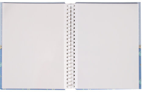 Фотоальбом BRAUBERG "Sweet Dreams" 20 магнитных листов, 23х28 см, спираль, голубой, 391149