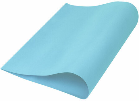 Пористая резина (фоамиран) для творчества, СВЕТЛО-ГОЛУБАЯ, 50х70 см, 1 мм, ОСТРОВ СОКРОВИЩ, 661678