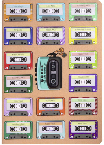 Тетрадь 40 л. в клетку обложка КРАФТ, бежевая бумага 70 г/м2, сшивка, А5 (147х210 мм), Vintage, BRAUBERG, 403761