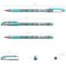 Ручка шариковая ERICH KRAUSE ColorTouch "Emerald wave", СИНЯЯ, узел 0,7 мм, линия письма 0,35 мм, 50819