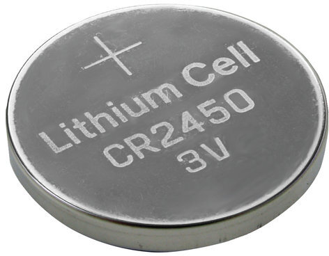 Батарейка GP Lithium, CR2450, литиевая, 1 шт., в блистере, CR2450-2C1