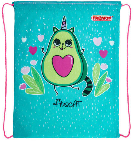 Мешок для обуви ПИФАГОР, 1 отделение, 40х32 см, "Avocat", 271597