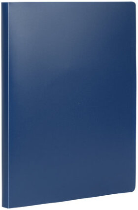Папка на 2 кольцах STAFF, 21 мм, синяя, до 170 листов, 0,5 мм, 225716