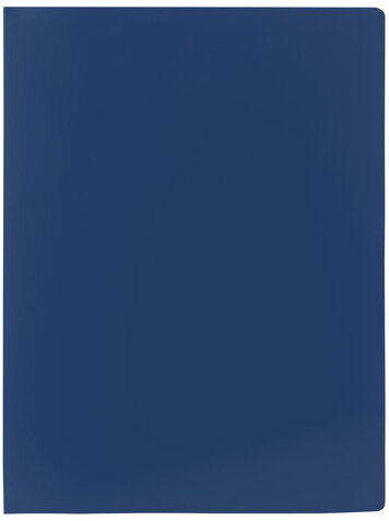 Папка на 2 кольцах STAFF, 21 мм, синяя, до 170 листов, 0,5 мм, 225716