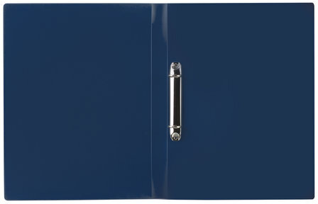 Папка на 2 кольцах STAFF, 21 мм, синяя, до 170 листов, 0,5 мм, 225716