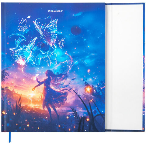 Дневник 1-11 класс 48 л., твердый, BRAUBERG, матовая ламинация, магнитный клапан, закладка-ляссе, с подсказом, "Magic", 107243