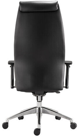 Кресло офисное BRABIX PREMIUM "Blues EX-751", синхромеханизм, алюминий, экокожа, черное, 532486