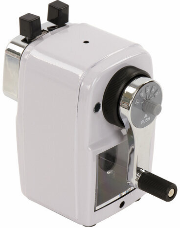 Точилка механическая BRAUBERG "METALLIC-X", для ч/гр и цветных карандашей (в том числе утолщенных), крепление, металлический корпус, 228481