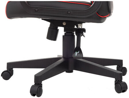 Кресло компьютерное BRABIX "Game GM-017", экокожа/ткань, черное/красное, 532642, GM-017_532642