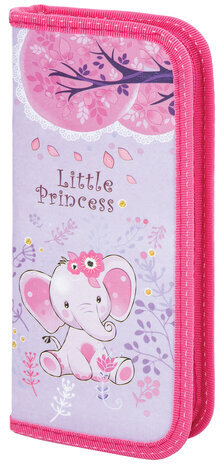 Пенал ПИФАГОР, 1 отделение, ламинированный картон, 19х9 см, "Little Princess", 229195