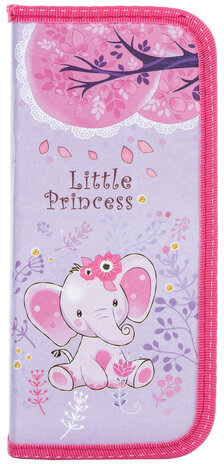 Пенал ПИФАГОР, 1 отделение, ламинированный картон, 19х9 см, "Little Princess", 229195