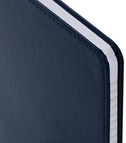 Тетрадь БОЛЬШОЙ ФОРМАТ (200x252 мм) В5, BRAUBERG "Metropolis Extra", под кожу, клетка, 80 л., синий, 111049