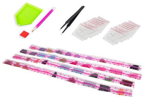 Картина стразами (алмазная мозаика) 40х50 см, ОСТРОВ СОКРОВИЩ "Кот на дереве", без подрамника, 662577