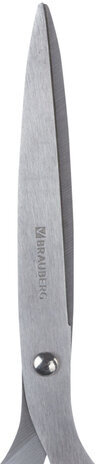 Ножницы BRAUBERG "Classic", 210 мм, чёрные, классической формы, 2-х сторонняя заточка, 230935