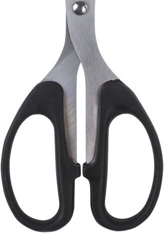 Ножницы BRAUBERG "Classic", 210 мм, чёрные, классической формы, 2-х сторонняя заточка, 230935