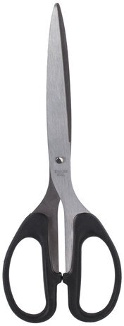 Ножницы BRAUBERG "Classic", 210 мм, чёрные, классической формы, 2-х сторонняя заточка, 230935