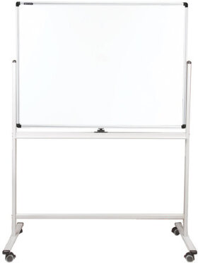 Доска магнитно-маркерная НА СТЕНДЕ 90х120 см, 2-сторонняя, ГАРАНТИЯ 10 ЛЕТ, BRAUBERG Premium, 236851