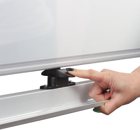 Доска магнитно-маркерная НА СТЕНДЕ 90х120 см, 2-сторонняя, ГАРАНТИЯ 10 ЛЕТ, BRAUBERG Premium, 236851