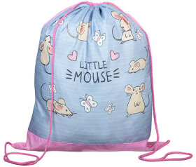 Мешок для обуви ПИФАГОР, 1 отделение, полиэстер, 42х34 см, &quot;Mice&quot;, 270904