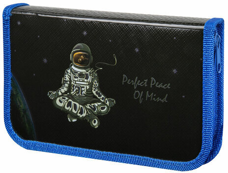 Пенал ЮНЛАНДИЯ, 1 отделение, металлизированный картон, конгрев, 19х11 см, "Balance", 271106