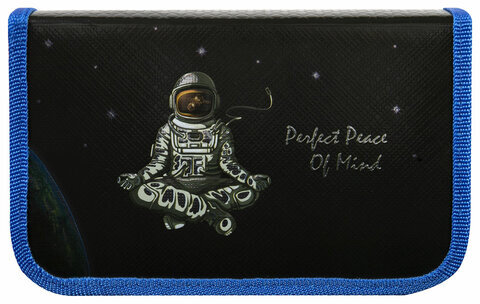 Пенал ЮНЛАНДИЯ, 1 отделение, металлизированный картон, конгрев, 19х11 см, "Balance", 271106