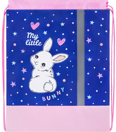 Мешок для обуви ЮНЛАНДИЯ, плотный, светоотражающая полоса, 46х36 см, "Fluffy tail", 272409