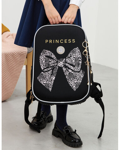 Ранец GRIZZLY анатомическая спинка, облегченный, для девочек, PRINCESS, 37х26х16 см, RAw-396-7/3