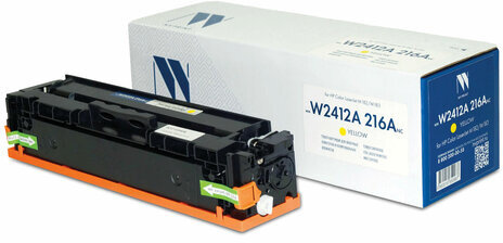 Картридж лазерный NV PRINT (NV-W2412A) для HP Color LaserJet M182/M183, желтый, ресурс 850 страниц