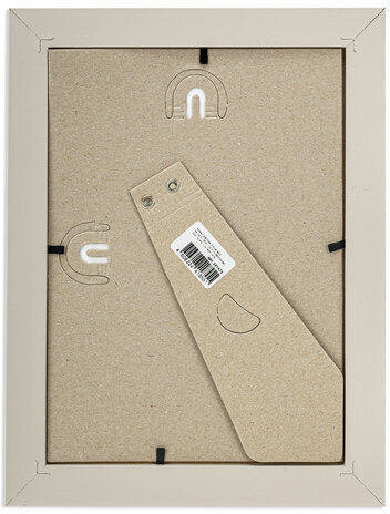 Рамка 15х21 см с паспарту 10х15 см небьющаяся, аналог IKEA, багет 26 мм, МДФ, BRAUBERG "Zool", серая, 391375