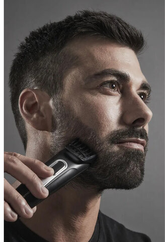 Триммер для бороды ROWENTA TN2801F4, 11 установок длины, 0.5-10 мм, 1 насадка, беспроводной, черный, 1830008212