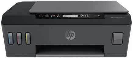 МФУ струйное HP Smart Tank 515 "3 в 1" А4, 11 стр./мин, 4800х1200, Wi-Fi, Bluetooth, сетевая карта, СНПЧ, 1TJ09A