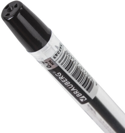 Ручка шариковая масляная с грипом BRAUBERG "Model-XL" ORIGINAL, ЧЕРНАЯ, узел 0,7 мм, линия письма 0,35 мм, 143243