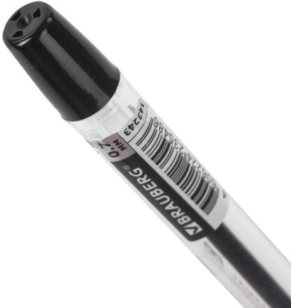Ручка шариковая масляная с грипом BRAUBERG "Model-XL" ORIGINAL, ЧЕРНАЯ, узел 0,7 мм, линия письма 0,35 мм, 143243