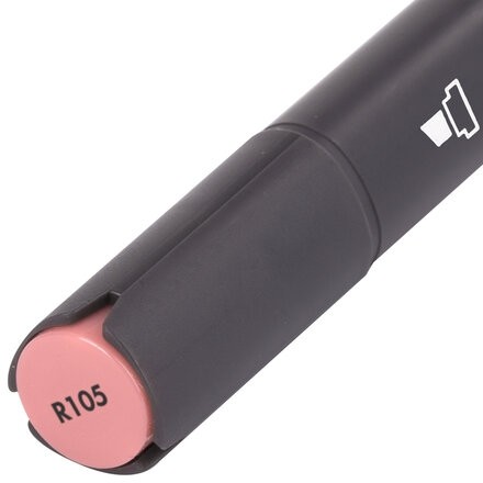 Маркер для скетчинга двусторонний 1 мм - 6 мм BRAUBERG ART CLASSIC, КОРАЛЛОВО-РОЗОВЫЙ (R105), 151863