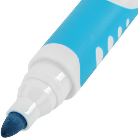 Маркер стираемый для белой доски СВЕТЛО-ГОЛУБОЙ, BRAUBERG "SOFT", 5 мм, резиновая вставка, 152111