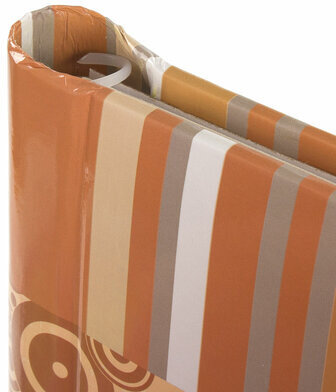 Фотоальбом BRAUBERG на 10 магнитных листов, 23х28 см, "Плюшевые мишки", коричнево-бежевый, 390683