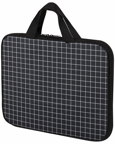 Папка на молнии с ручками BRAUBERG А4, 1 отделение, полиэстер, 20 мм, "Checkered", 272173