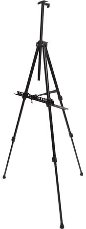 Мольберт алюминиевый BRAUBERG ART CLASSIC, тренога, переносной, с чехлом, разлож. 100х165х70, 191280