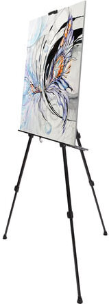 Мольберт алюминиевый BRAUBERG ART CLASSIC, тренога, переносной, с чехлом, разлож. 100х165х70, 191280